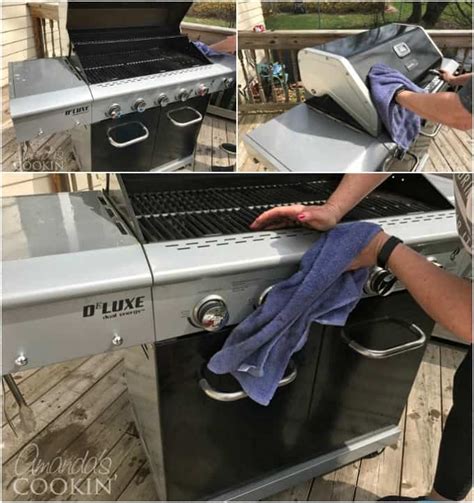easiest to clean gas grill cooking surface